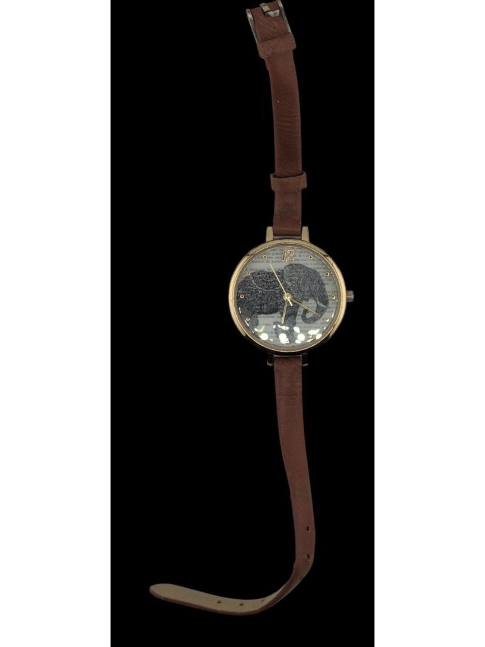 Vintage-Inspired Bohemian Elephant Watch - Picture 3 of 4